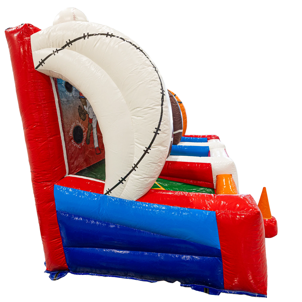 Ultimate Sports Challenge Baseball Football Basketball Inflatable Game