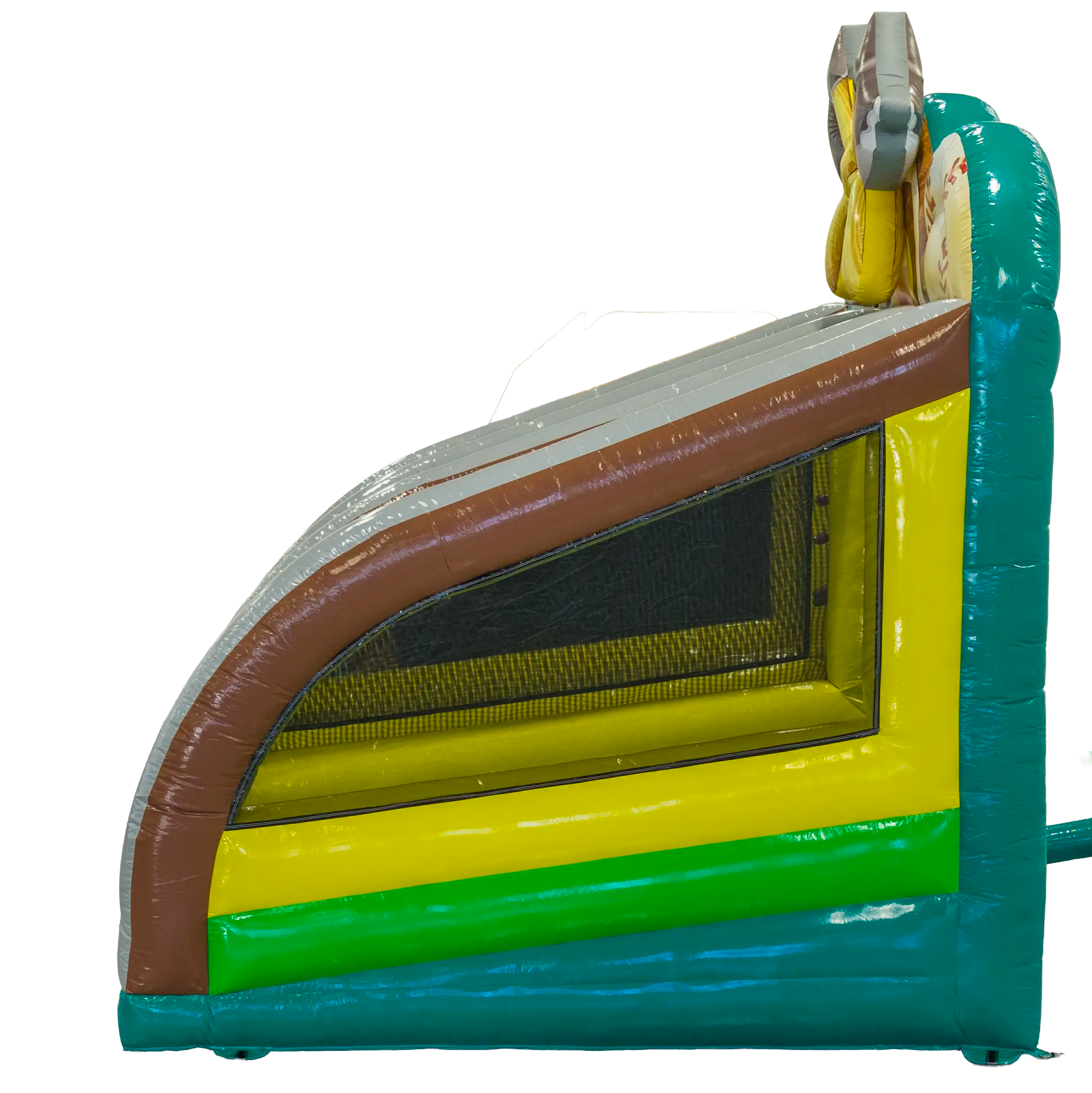 Triple Play Challenge Inflatable Football Axe Throw Baseball Game
