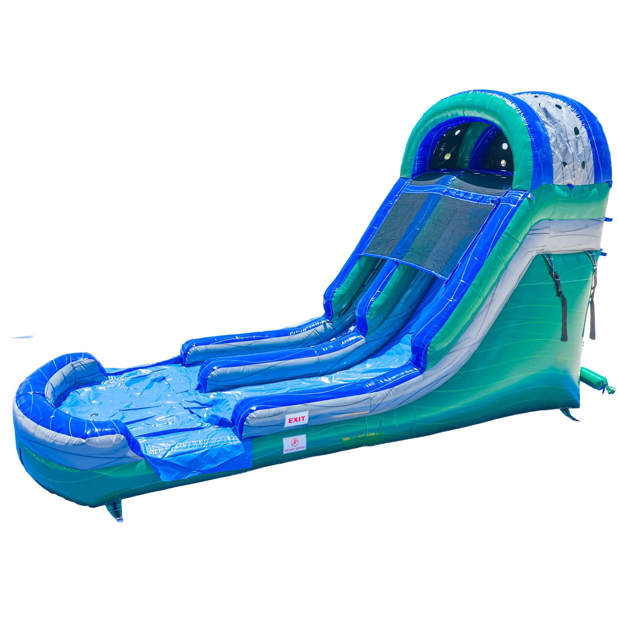 Iron Gate 15ft Single Lane Inflatable Slide  (DRY ONLY VERSION)