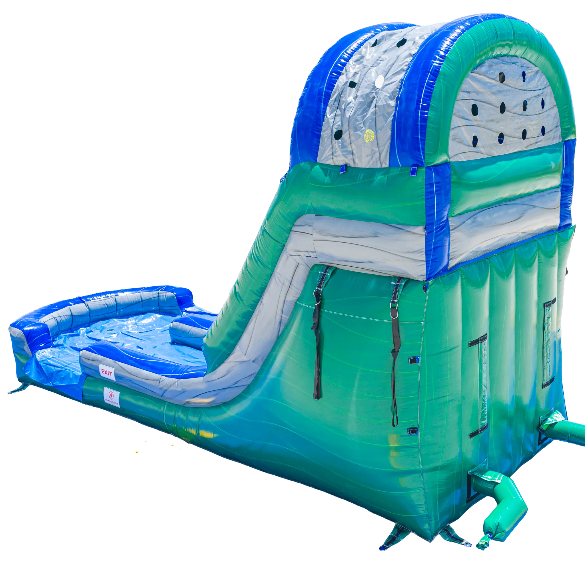 Iron Gate 15ft Single Lane Inflatable Slide  (DRY ONLY VERSION)