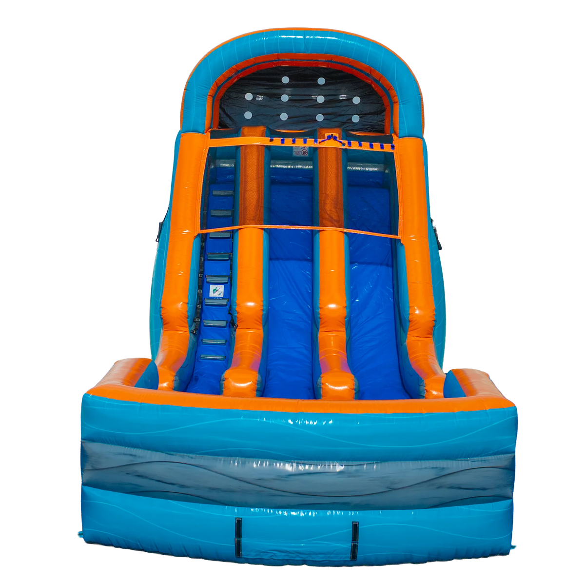 Cool Blast 18ft Dual Lane Inflatable Waterslide