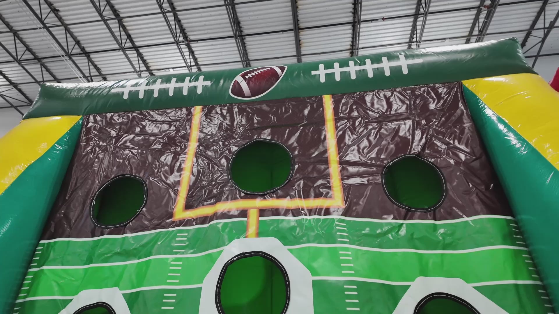 Touchdown Toss Inflatable Football Throw Game